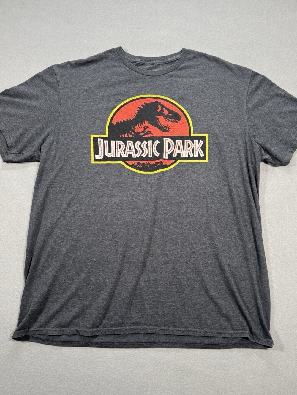 Jurassic Park Gray Graphic Men's T Shirt XL